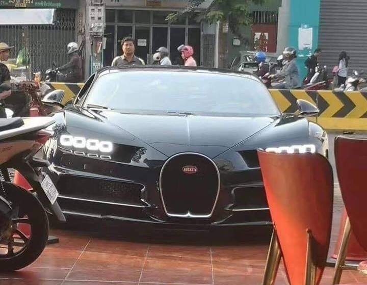 Bugatti Chiron đầu tiên về Campuchia